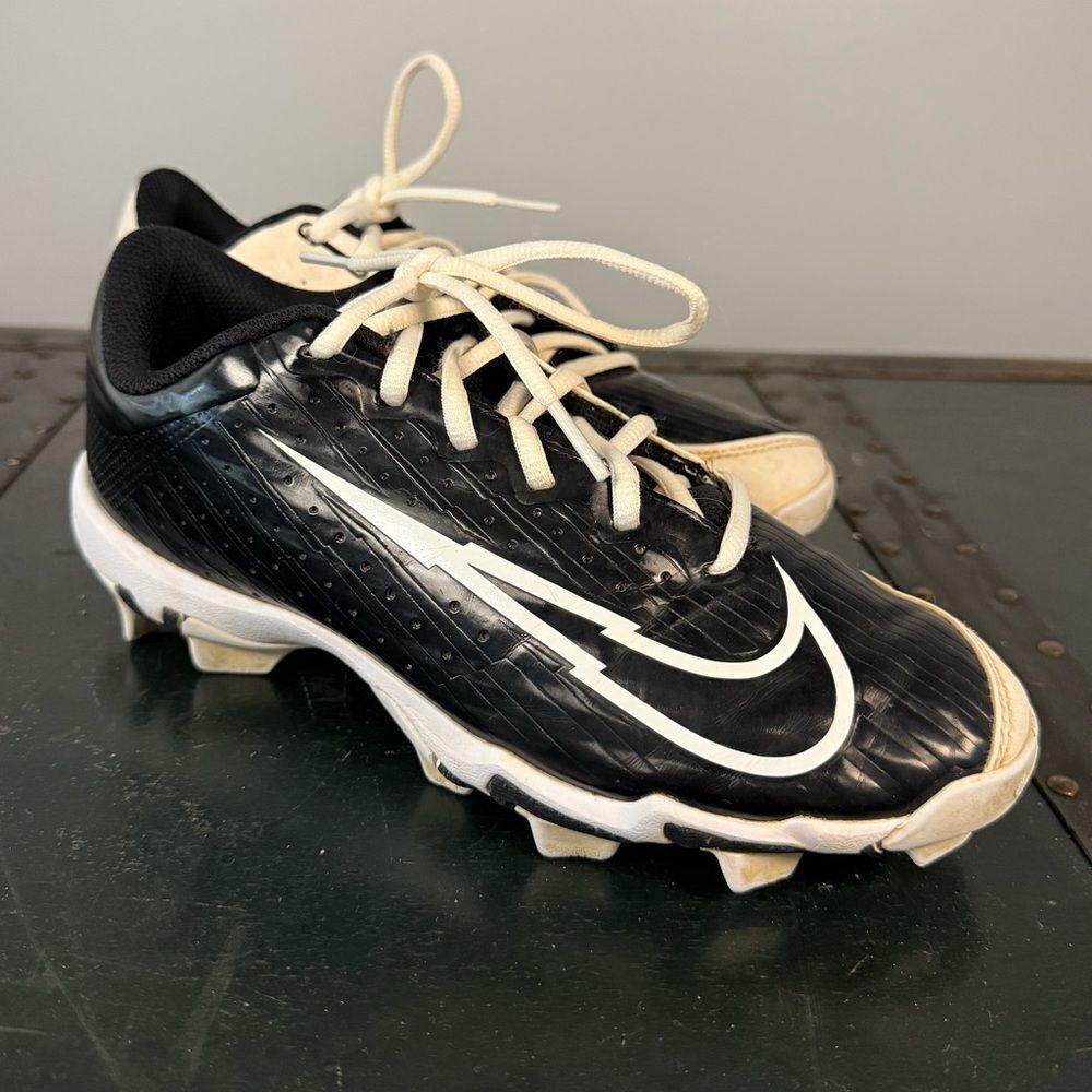 Nike Kids Sz 5 Vapor Ultrafly 4 Keystone Baseball Cleats Black/White DA0702 001